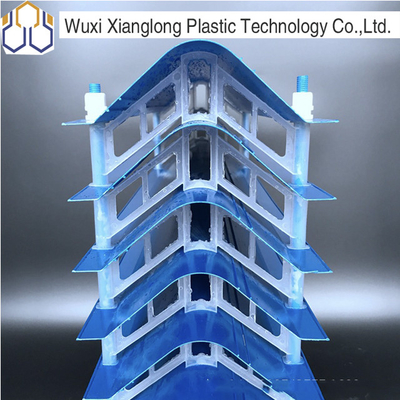 Bộ đếm dòng chảy PVC Loại bỏ sương mù Dòng chảy chéo Thay thế lấp đầy tháp làm mát