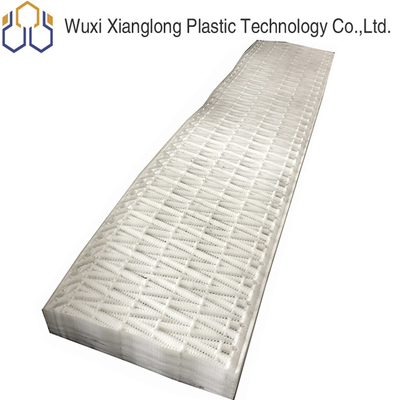 Tháp giải nhiệt PVC Vây chặn Cross Flow Media 750X2000mm Xám đen