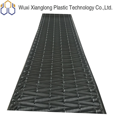 Chiều rộng 750mm Vật liệu cho tháp giải nhiệt Chất làm đầy PVC cho tháp giải nhiệt KK