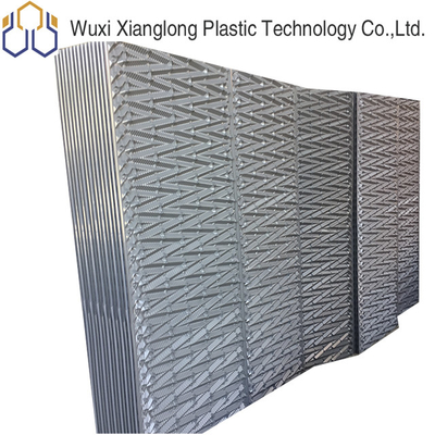 Chiều rộng 750mm Vật liệu cho tháp giải nhiệt Chất làm đầy PVC cho tháp giải nhiệt KK