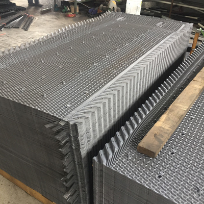 1950mm Pvc lấp đầy cho tháp giải nhiệt Thay thế phương tiện thay thế tháp giải nhiệt màu đen