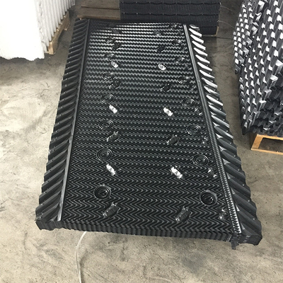 Tháp giải nhiệt quốc tế Cross Flow Đổ đầy kênh PVC 19mm Tháp giải nhiệt treo