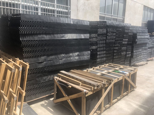 Các thành phần tháp giải nhiệt bằng nhựa PVC di động tổ ong màu đen