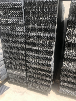 Các thành phần tháp giải nhiệt bằng nhựa PVC di động tổ ong màu đen
