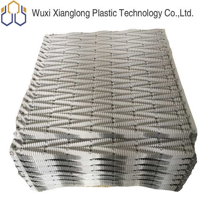 Chiều rộng 750mm Vật liệu cho tháp giải nhiệt Chất làm đầy PVC cho tháp giải nhiệt KK