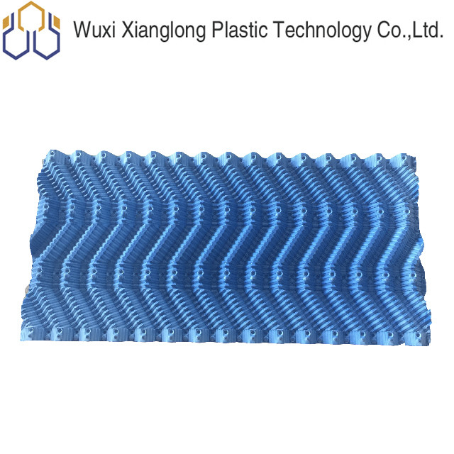 Tháp giải nhiệt 500mm S Wave Counter Lưu lượng Vật liệu lấp đầy Tháp giải nhiệt Gói làm mát để làm mát nước