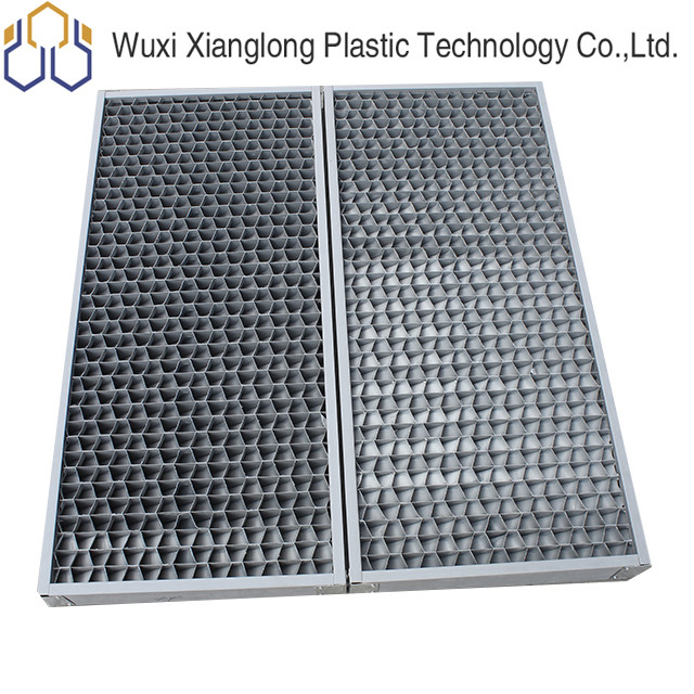 PVC CPVC Cửa kính gió đầu vào 62mm 70mm Kính chắn gió tháp giải nhiệt cho bộ khử trôi