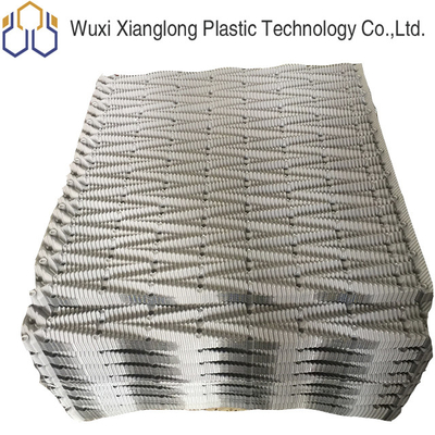 Chiều rộng 750mm Vật liệu cho tháp giải nhiệt Chất làm đầy PVC cho tháp giải nhiệt KK