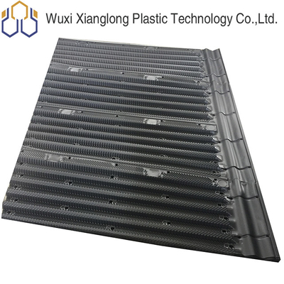 Tháp giải nhiệt Polyvinyl Clorua PVC Giá treo Tấm truyền thông dòng chảy chéo